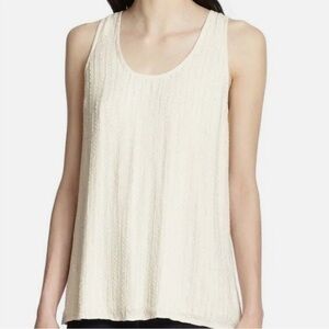 Joie Beaded Ivory Starleen Sleeveless Top